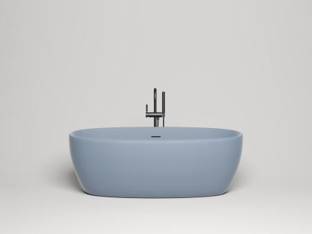 Ванна из искусственного камня Salini LUCE 100121MF 169х87 отдельностоящая овальная